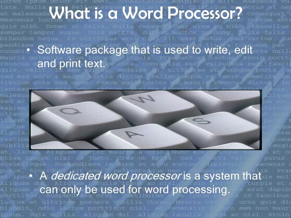 What is Word Processor. Word processing презентация. Basic Word Processor. Features of a Word Processor. Package word