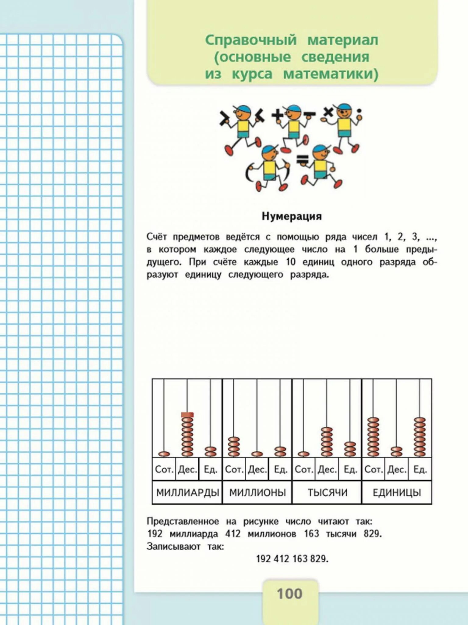 года математика 4 класс