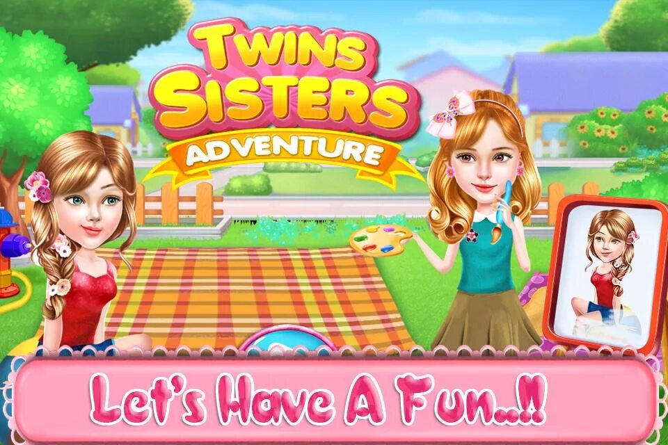 Игры для девочек сестёр. Игры с сестрой. Twin sisters игра. Игра с сестрой картинка.