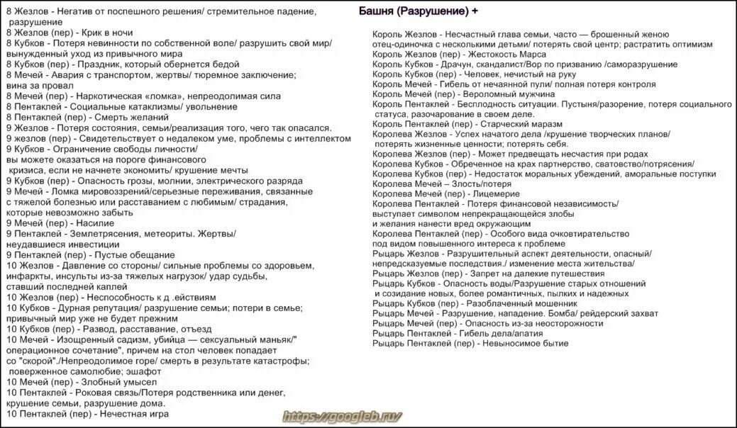 Сочетание карт Таро. Сочетание карт Таро башня. Башня Таро сочетание. Башня Таро сочетание с другими картами. 10 пентаклей смерть и 4 мечей