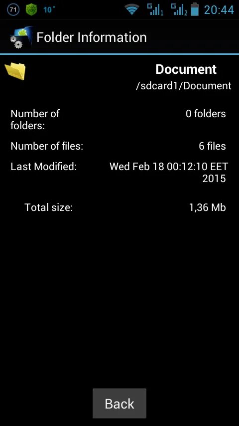Android file size. Андроид files SCREENREC недавние.