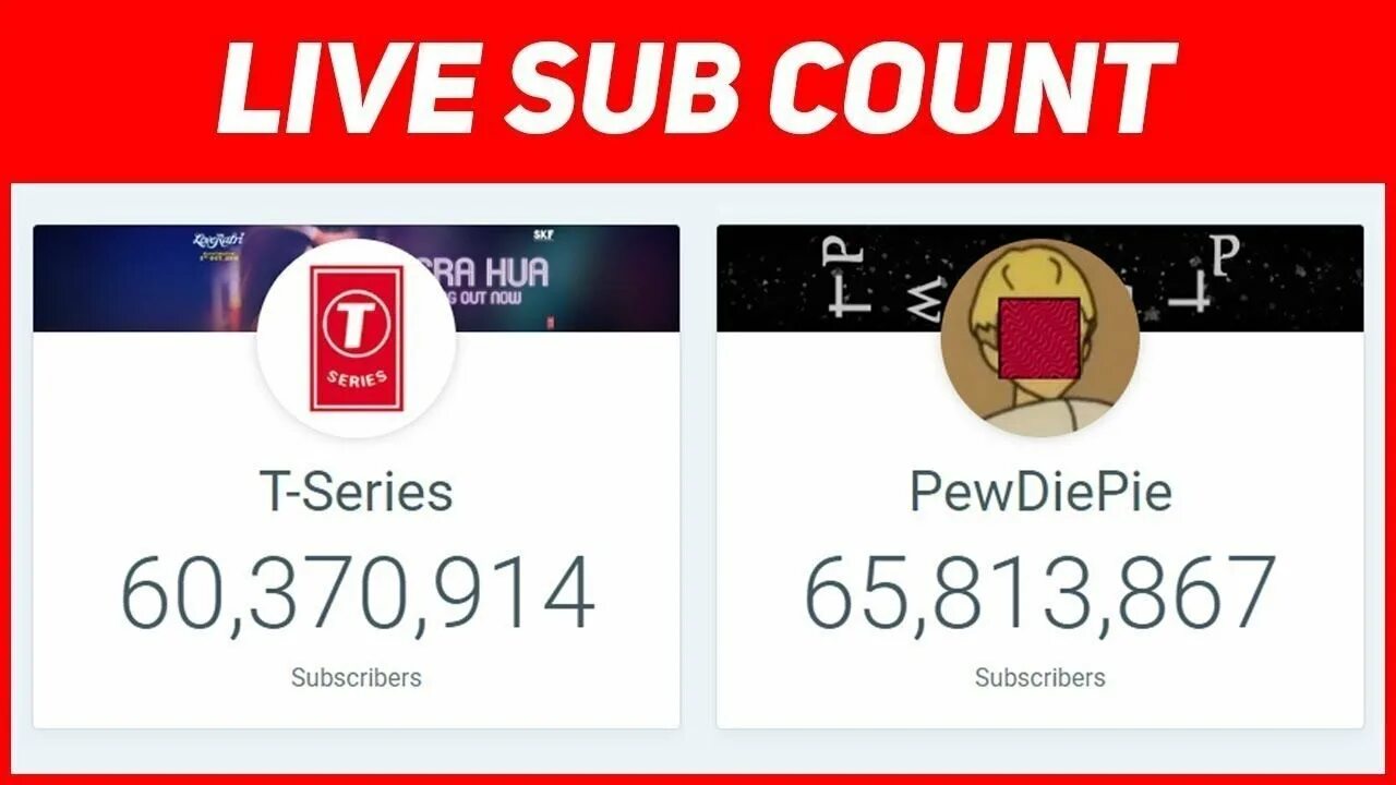 Live sub count