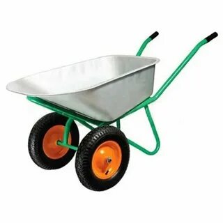 Тачка строительная зубр пт 350 двухколесная