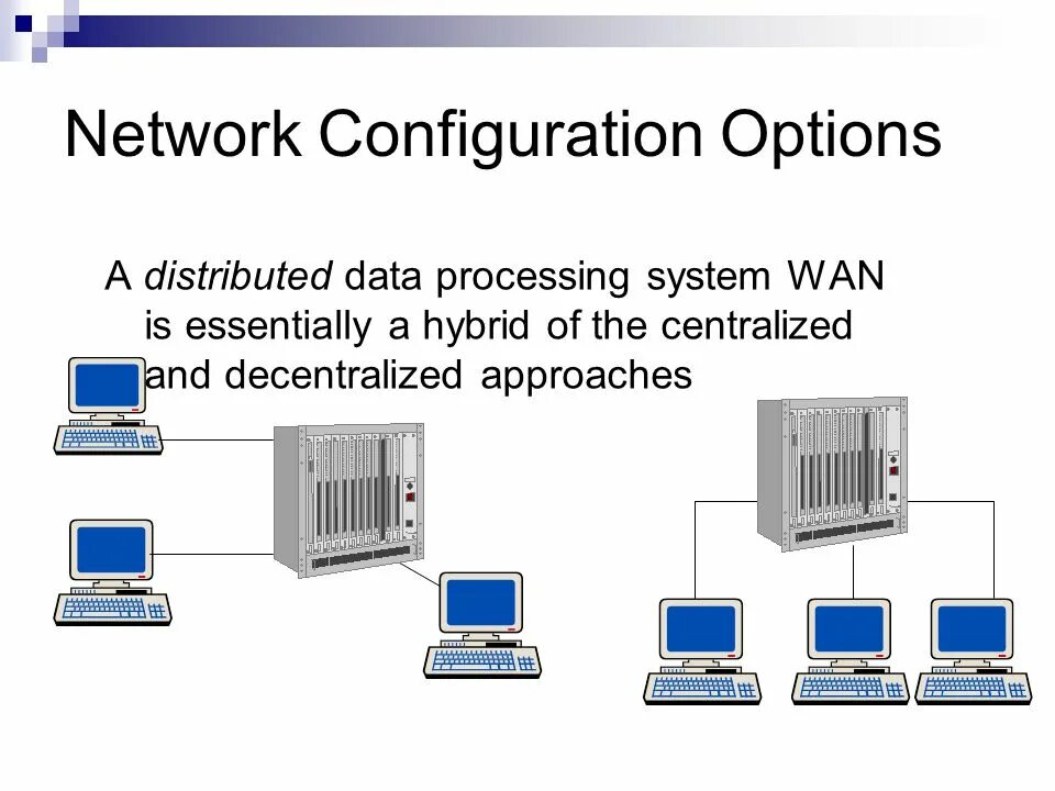 Network Configurator. Distributed data processing. Configuration (centralized Units vs Split Units). Data processing and data processing Systems. Net configuration