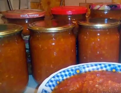 Аджика из кабачков на зиму острая вкусная