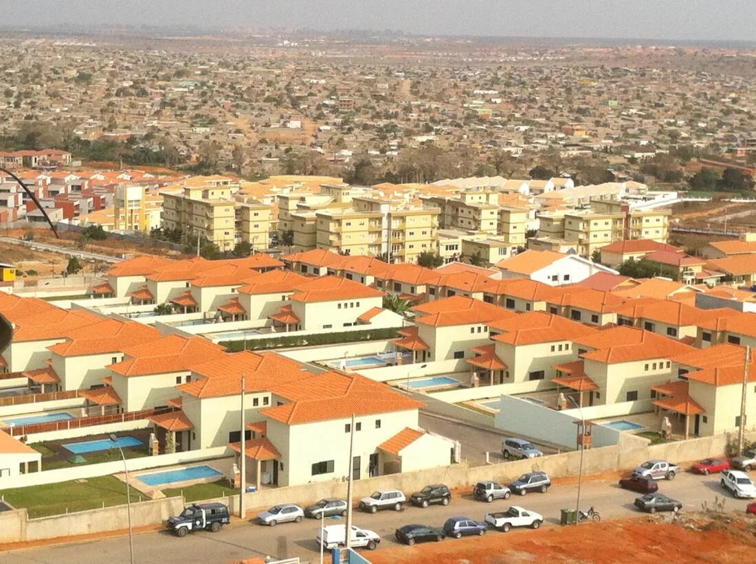 Луа́нда новый район. Talatona Luanda Angola domínio Golden. Африканская столица 5