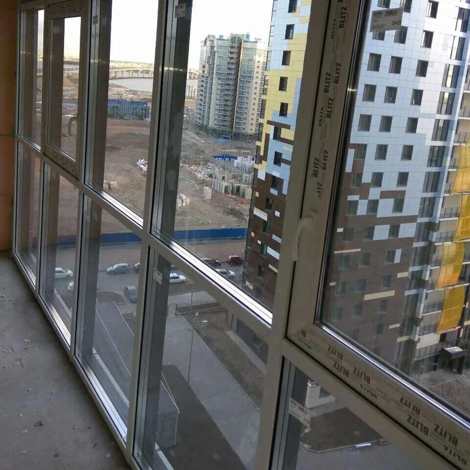 Замена холодного фасадного остекления на теплое