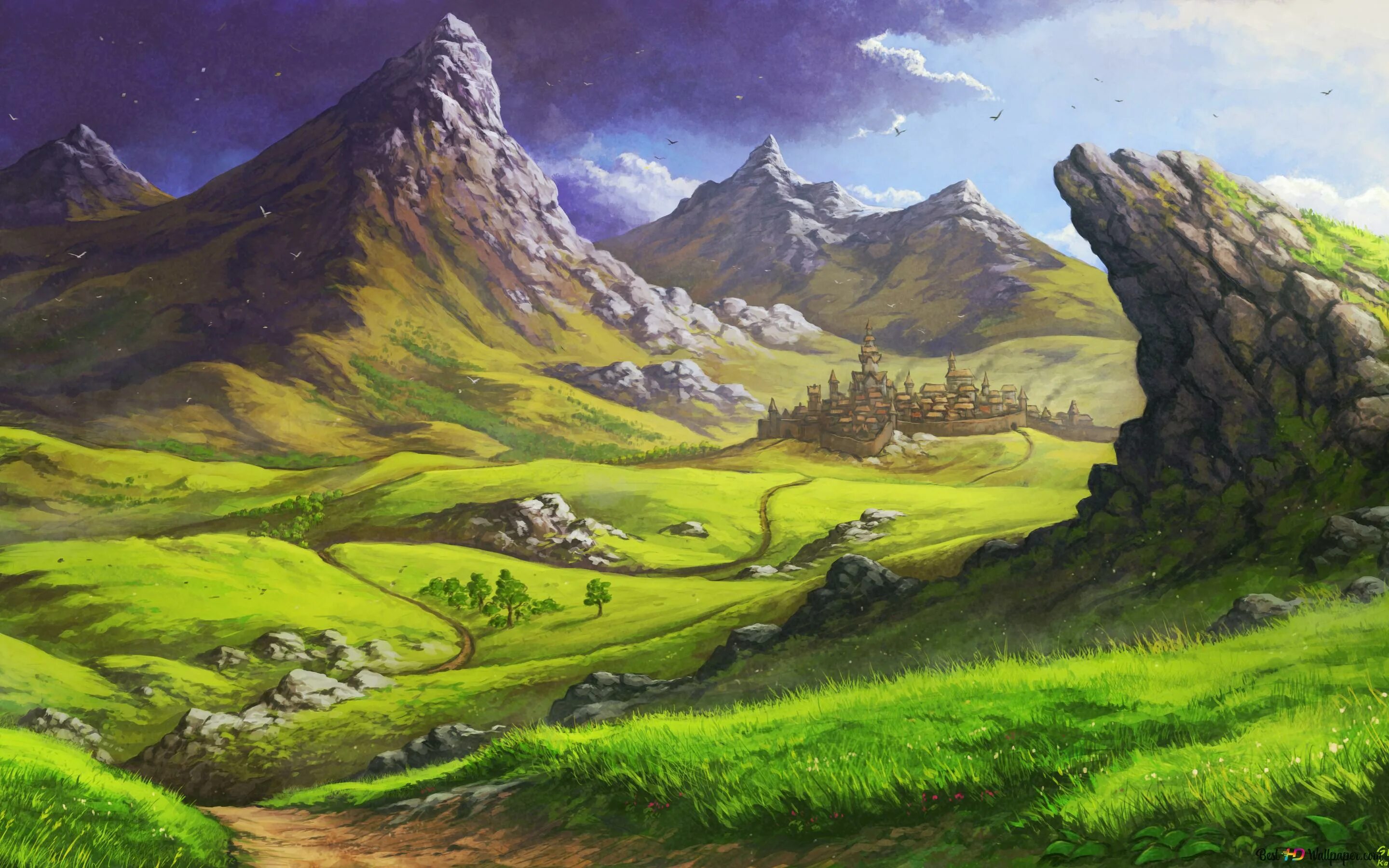 Холмы фэнтези арт. Песнь холмов. Песнь холмов. Green tree песни. На далеком холме.