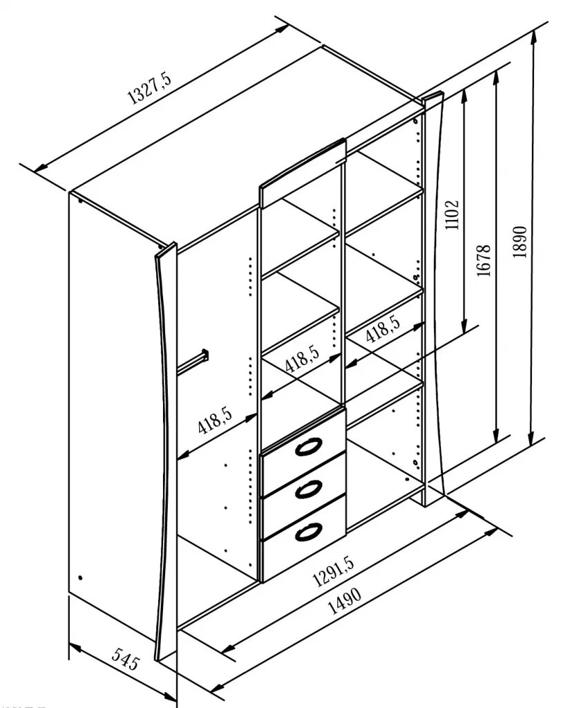 Платяной шкаф чертеж. Чертеж шкаф купе 2700мм. Шкаф для одежды чертеж. Черчение шкафа.