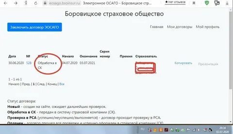 Боровицкое страховое общество осаго