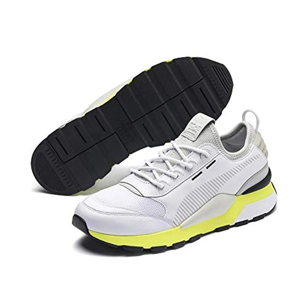 Puma RS-0. Кроссовки Puma RS-0. Кроссовки Пума мужские RS-0. Puma White / Fizzy Yellow / Puma. Кроссовки мужские puma rs