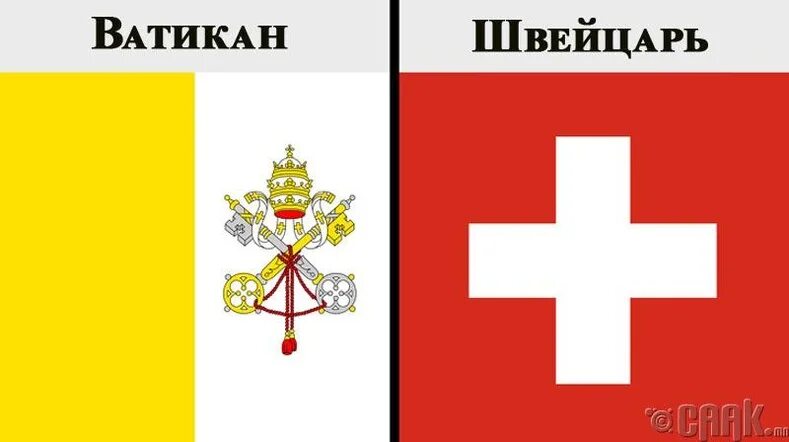 Государственный флаг какой страны имеет форму квадрат. Флаг швейцарии и ватикана. квадратный флаг. квадратные флаги государств. флаг в форме квадрата.