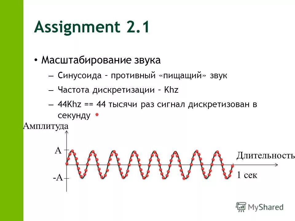 Частота сигнала 1 3