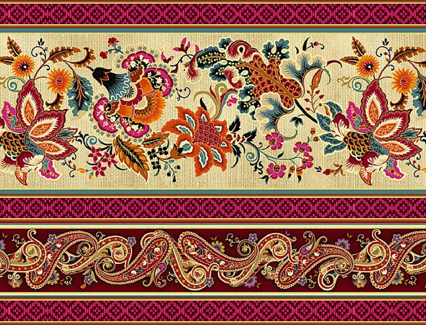 Https border. Kalamkari patterns border. Mughal Lace border. Silky border. Mughal Paisley border.