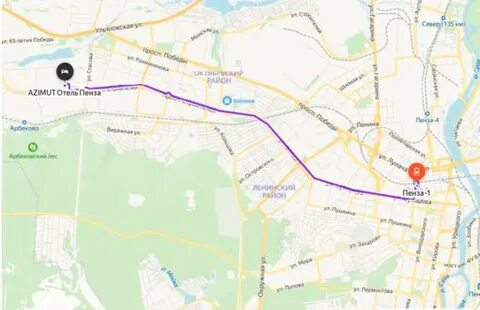 Карта пенза 58