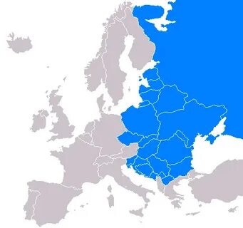 East europe map
