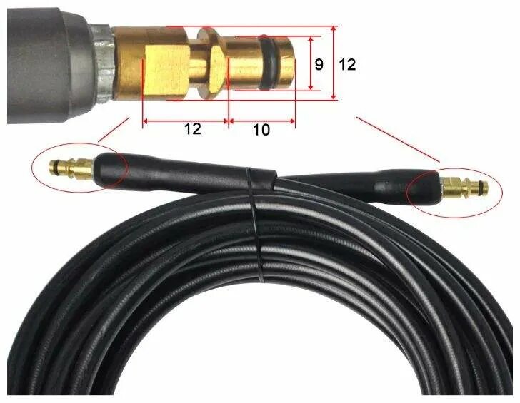 Купить 2 шт./лот Заглушки для Karcher серии K шланг для мытья машин, пистолет дл