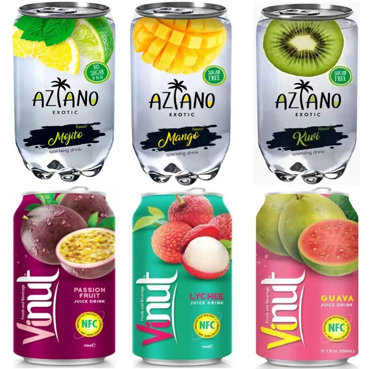 Aziano киви. Со вкусом киви. Aziano mojito 350мл. Сок добрый палпи алоэ 0,45л пэт. Растворимый чай.