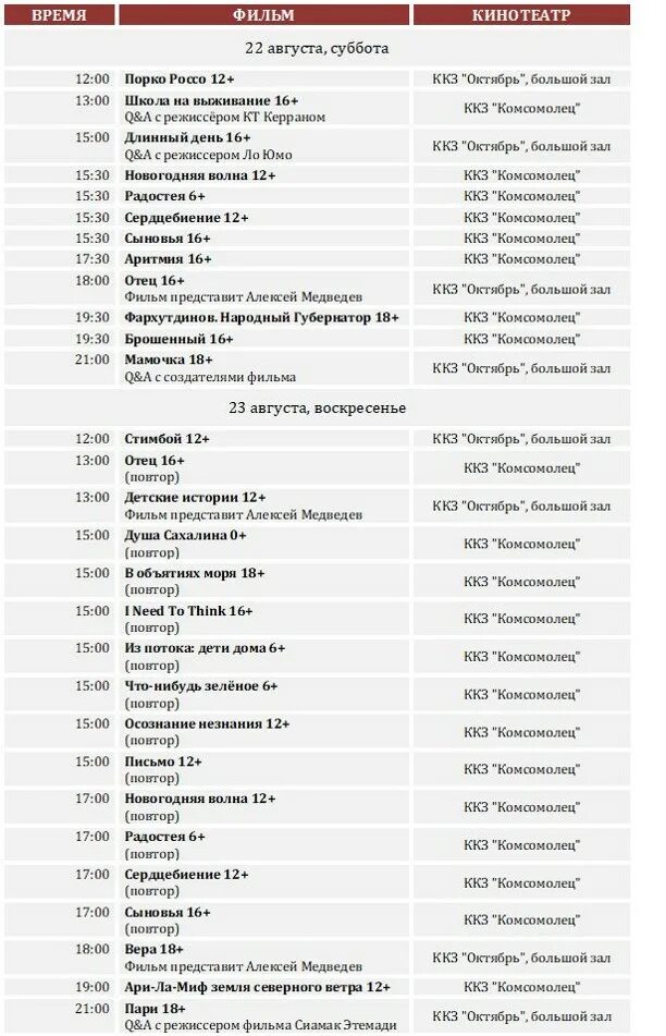 Тарелка златоуст афиша расписание