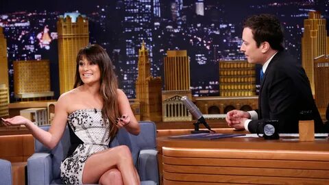 Lea Michele Jimmy Fallon