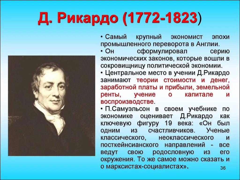 Теории д рикардо. Д Рикардо. Рикардо экономист. Учение д.Рикардо. Экономическое учение д Рикардо.