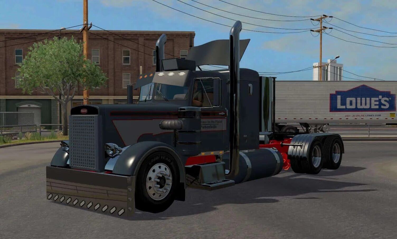 American simulator mods. Peterbilt 281 ATS. Тягач Петербилт 281. Peterbilt 351 ATS. Peterbilt 281/351.