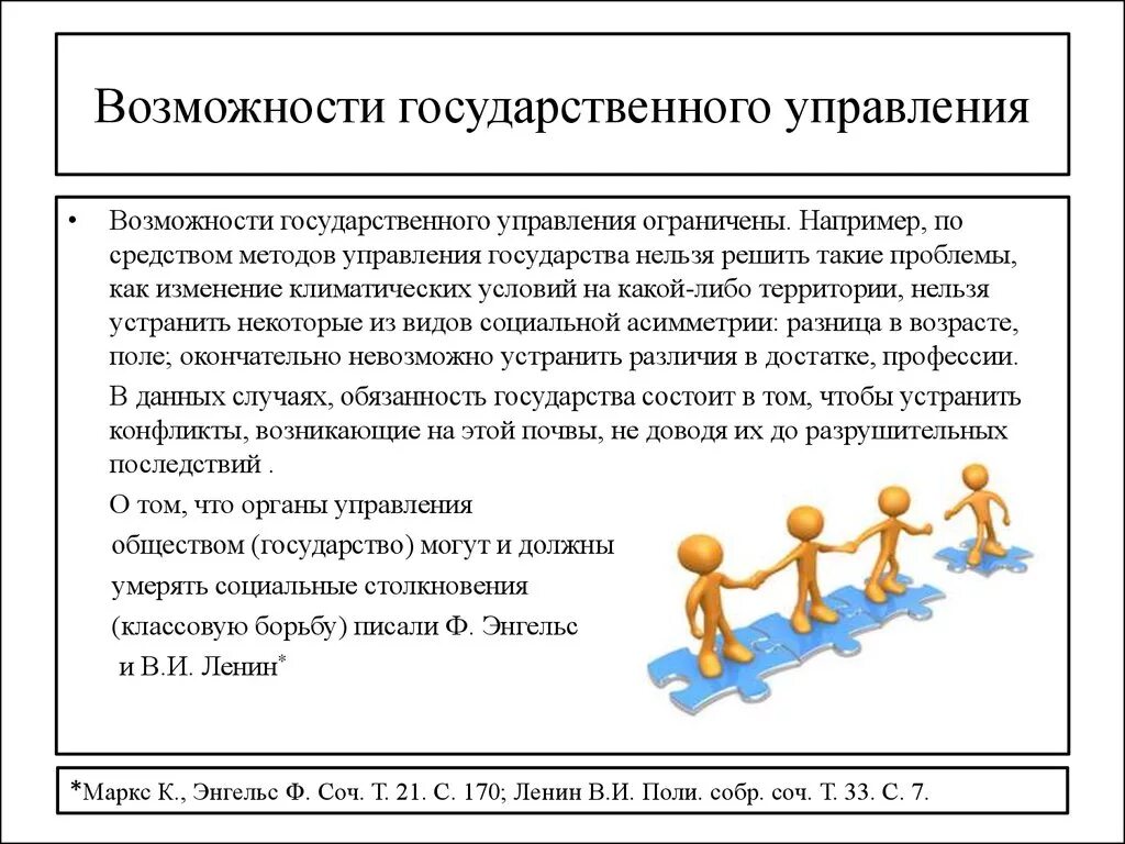 Возможности государственного и муниципального управления. Пределы государственного управления. Необходимость государственного управления. Государство и государственное управление.