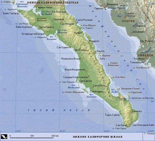 Полуостров калифорния находится на. Полуостров Калифорния на карте. Полуостров Калифорния на карте Северной Америки. Штат нижняя Калифорния Мексика.