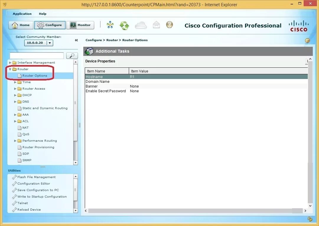 Cisco configuration professional. Файл конфигурации Cisco. Cisco configuration professional таблица узлов. CCP. Cisco configuration