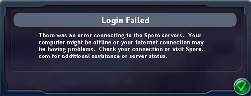 Ошибка подключения к серверу spore. Ошибка подключения к серверу. spore ошибка. как поменять язык в spore. xera ошибка при подключении к серверу.
