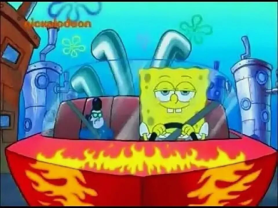 Spongebob fire