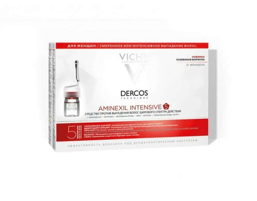 Средства против выпадения волос для женщин отзывы. Vichy Dercos Aminexil для женщин. Vichy Aminexil Intensive 5 для женщин. Виши Деркос Аминексил ампулы. Виши Деркос от выпадения ампулы.