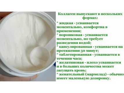 Коллаген до или после еды
