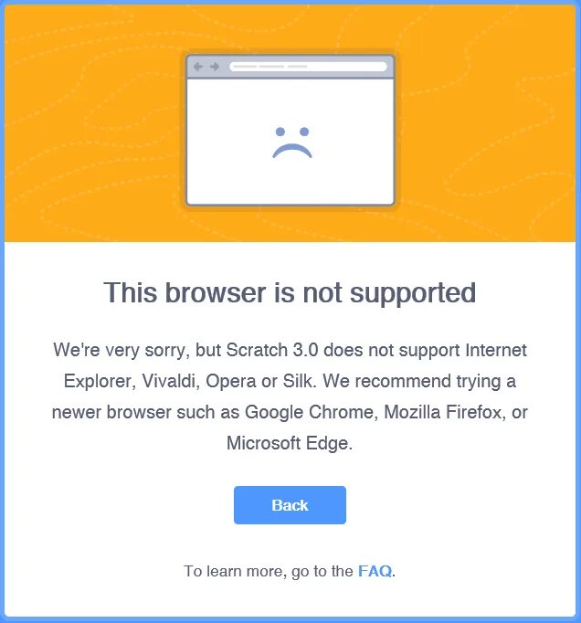 Your device not supported. Скретч ошибка. Scratch Error. Ошибка Scratch. Not supported your browser.