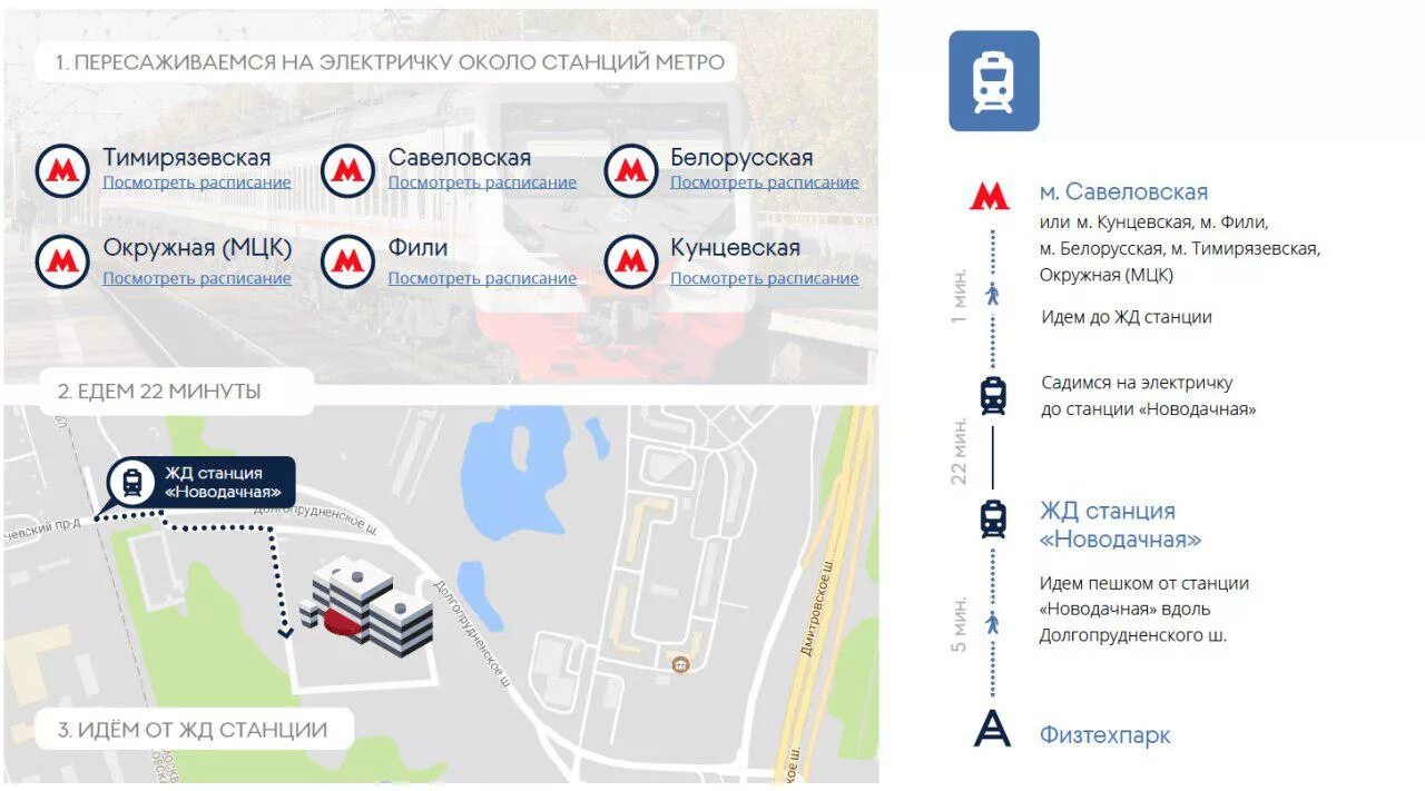 Расписание электричек тимирязевский савеловский