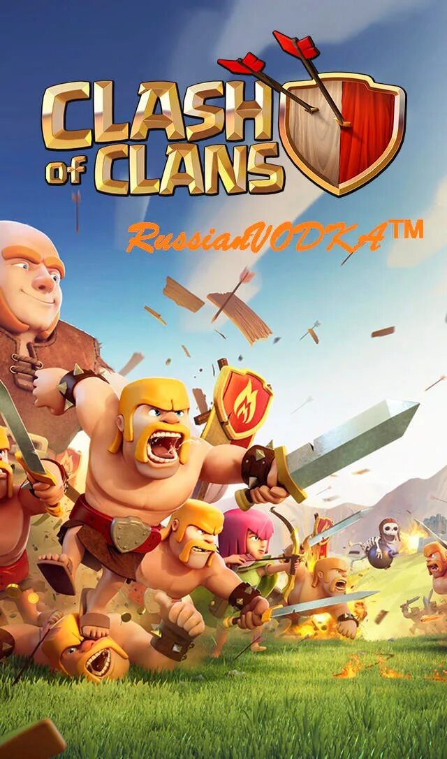 Клеш оф кланс. Игра Clash of Clans. Clash of Clans 1 версия игры. Clash of Clans Постер. Clash of clans год