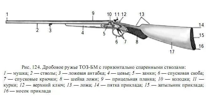 Охотничье ружье требования. Строение охотничьего ружья. Составные части охотничьего ружья схема. Винтовка ТОЗ 8 патрон. Устройство ружья 12 калибра.