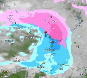 Осадки на карте чувашии