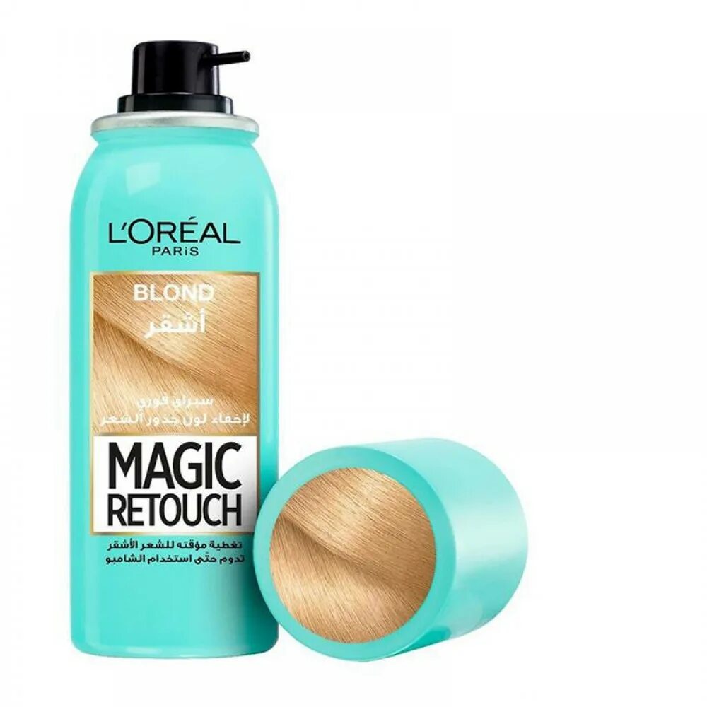 L oreal magic. Magic Retouch лореаль палитра. Спрей для волос l'Oreal Magic Retouch светлый блонд. Лореаль блонд спрей.