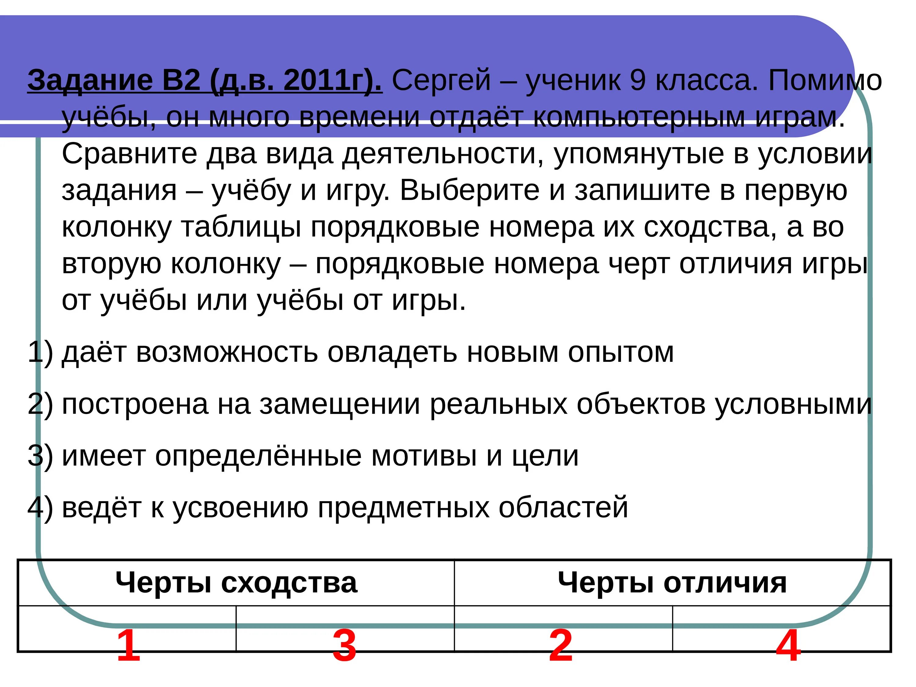 Что общего и чем отличается. Игра и учеба сходства и различия. Общее между игрой и трудом. Человек и общество ОГЭ 9 класс. Человек и общество Обществознание ОГЭ.