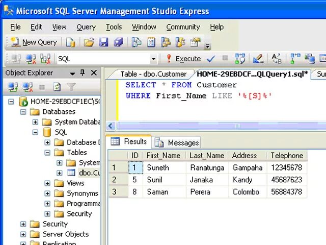 Sql получить. Представление таблиц sql. обновление данных в таблице sql. ввод данных в таблицы sql server management. sql server management studio new query.