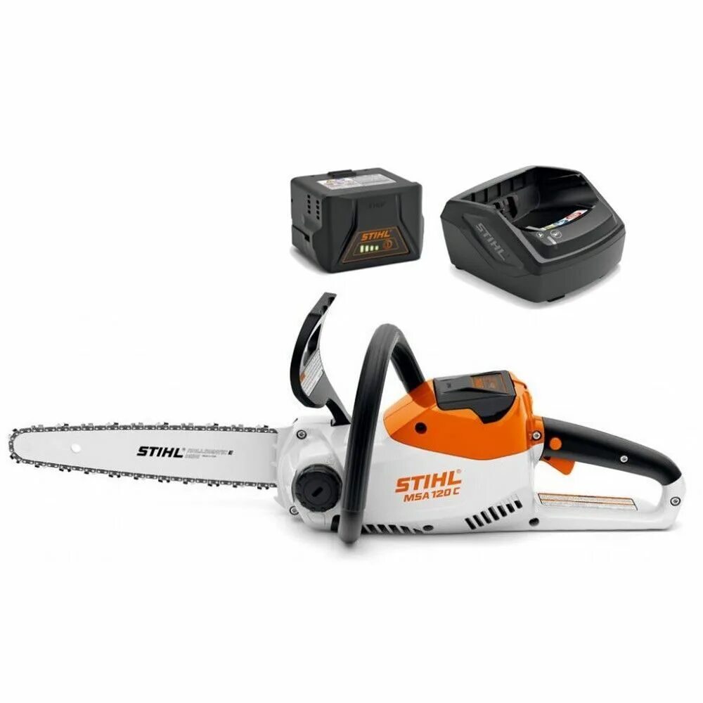 Аккумуляторная мини пила штиль. Stihl MSA 120. Аккумуляторная цепная пила штиль. Stihl MSA 120 C-B. Кила цпая аккумуляторая штиль.