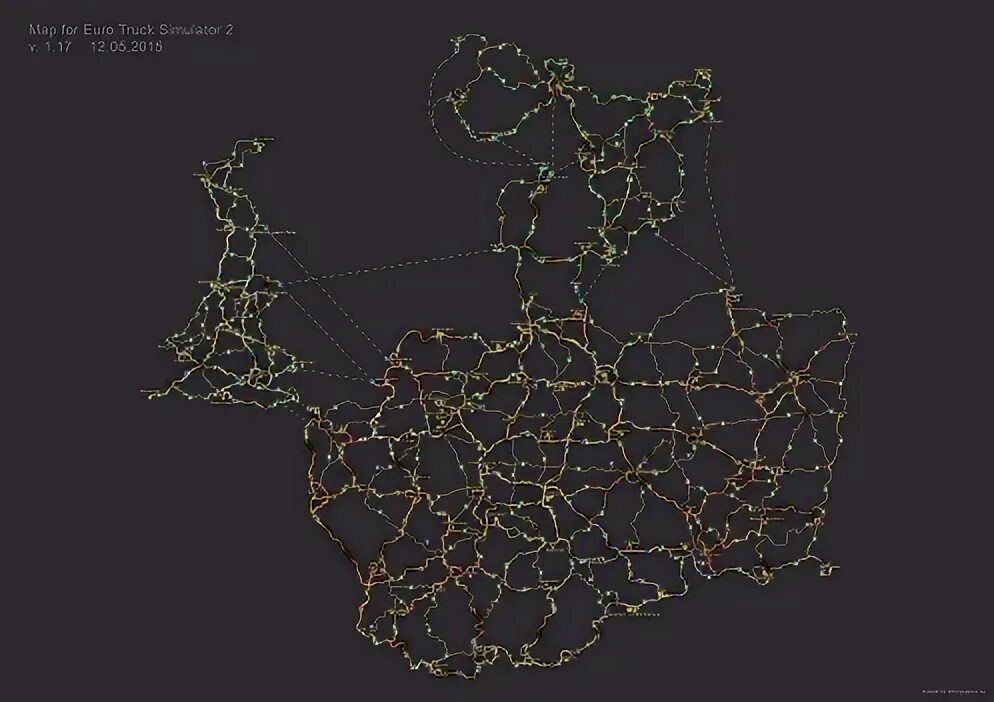 Как выглядит карта евро трак без длс Steam Community :: Screenshot :: Going East Map