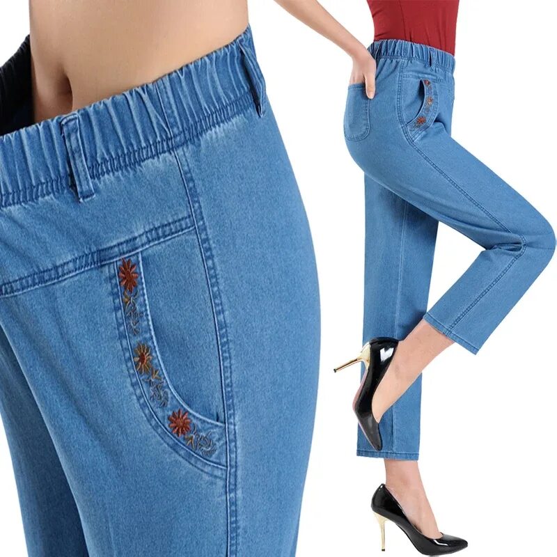 Джинсы с резинкой на талии. Широкие джинсы на резинке. Широкие джинсы на резинке женские. Летние джинсы на резинке женские.