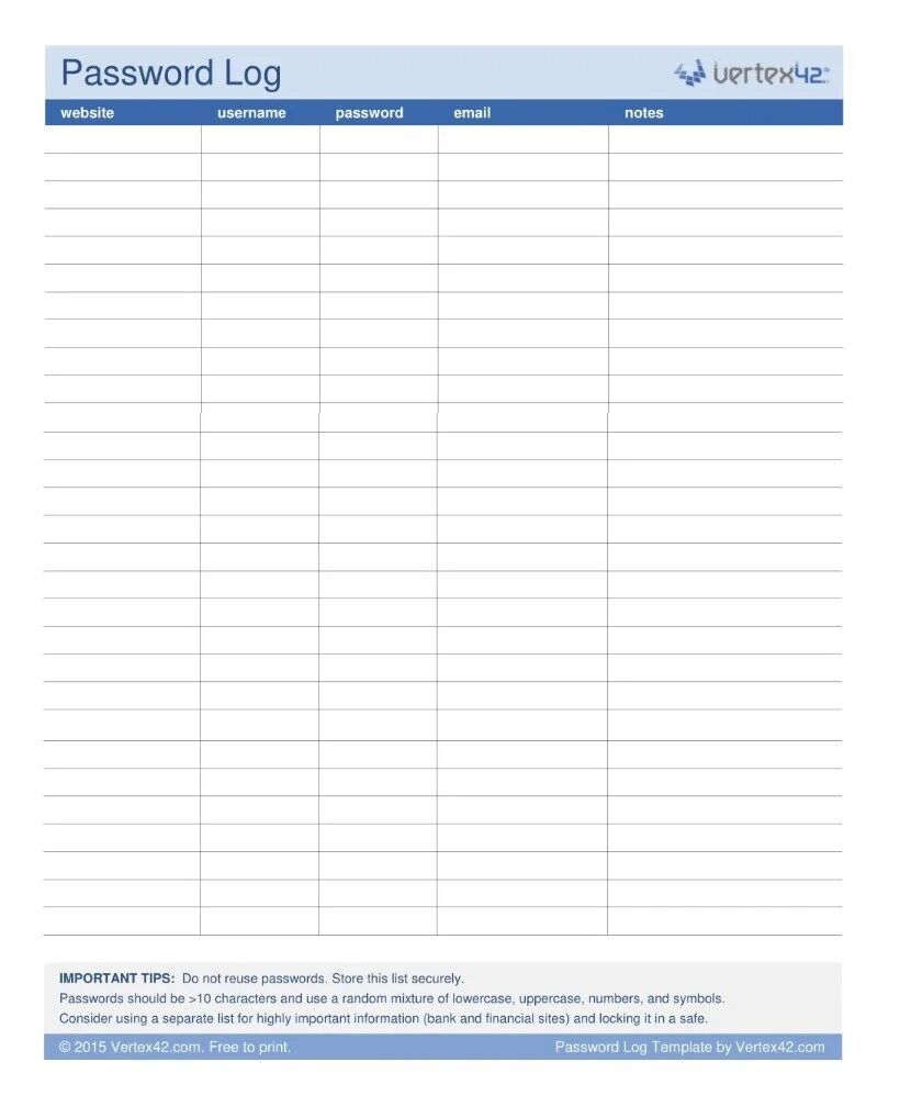 Passwords сайтов. Таблица для паролей. Лист для записи паролей и Логинов. Шаблон для паролей. Трекер паролей шаблон.