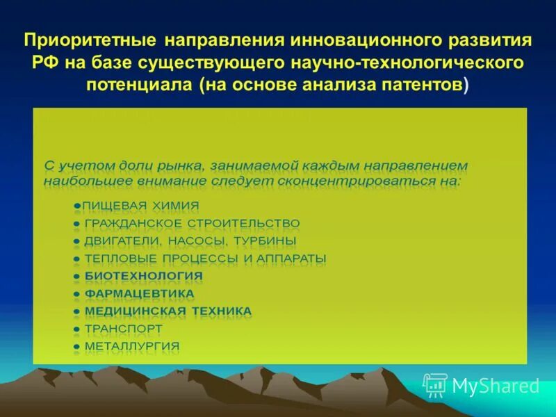 В основе приоритетного направления. Направления инновационного развития. Приоритетное направление. Приоритетные направления инновационного развития РФ. Приоритетные инновационные направления в РФ.