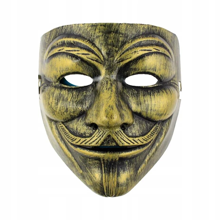 Buy masks. Золотая маска Анонимуса. Маска вендетта Золотая. Анонимус в золотой маске. Маска Пабло анонимус.