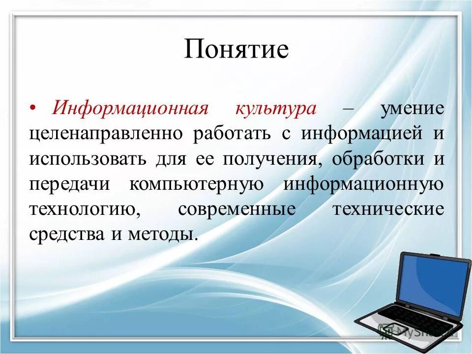 Типы информационных культур