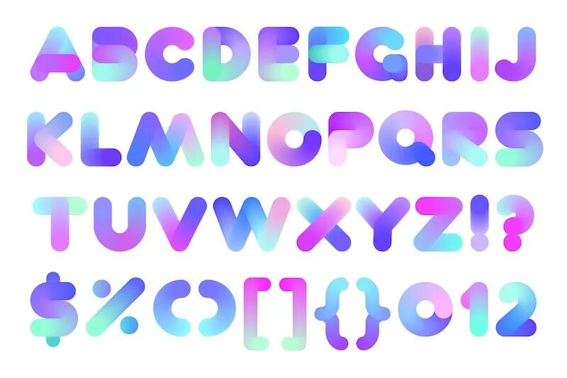 Apple color font