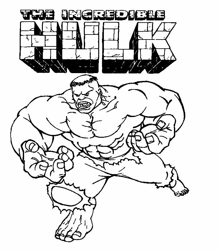 Incredible Hulk Free Coloring Pages - Free Coloring Sheets Hulk coloring pages, 